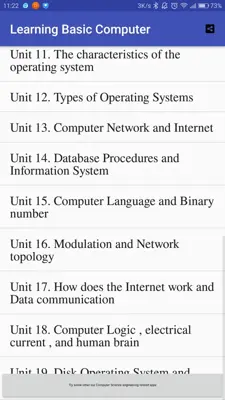 Learning Basic Computer android App screenshot 3